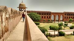 Inside view of Jaigarh Fort with historical architecture and structures