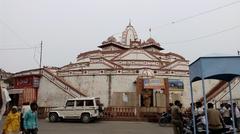 Temple in a busy bazaar