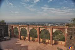 View from an amphitheater in an Indian Fort