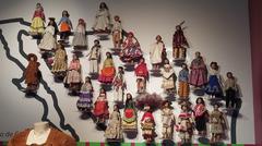 Traditional Northern Mexican outfits on display