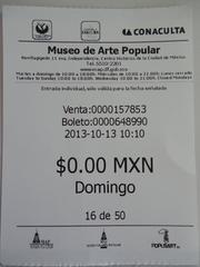 Free ticket to Museo de Arte Popular in Mexico City