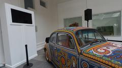 Huichol art Volkswagen at museum