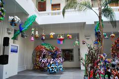 Courtyard of the Museum of Artes Populares in Mexico City