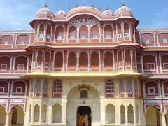 A facade in City Palace complex, Jaipur