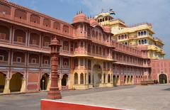 City Palace in Jaipur, India with grand architectural design