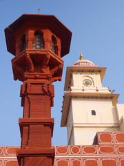 Light structure in Jaipur City Palace complex