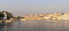 North-Eastern bank of Lake Pichola in Udaipur