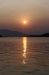 Sunset at Lake Pichola in Udaipur