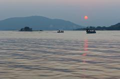 Sunset at Lake Pichola in Udaipur