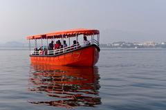 Tourist boat at Lake Pichola in Udaipur