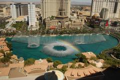 Fountains and Rainbow at Bellagio Las Vegas