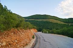 Parc de Boukornine scenic view with mountains and greenery