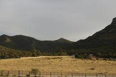 Boukornine National Park landscape with lush greenery and mountainous background