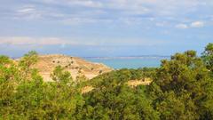 View of Boukornine Mountain over Hammam-Lif