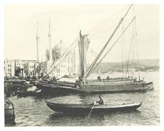 Dolmabahce Palace and Mosque of Sultan Abdul from 1895