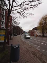 Scenic view of Münster city with historical buildings and a canal