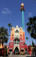 Busch Gardens Tampa Bay at sunset