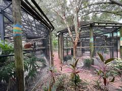 Animal habitats at Animal Connections center in Busch Gardens Tampa Bay