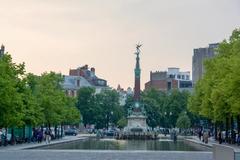 Anspach Fountain in Brussels, May 2010