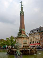 Anspach Fountain in Brussels, May 2010