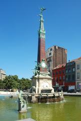 Anspach Fountain in Brussels, Belgium