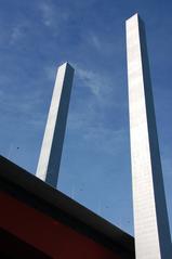 Bolte Bridge spanning over the Port of Melbourne