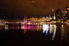 Bolte Bridge in Melbourne at night