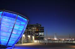 NAB building and Bolte Bridge from Telstra Dome