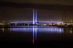 Bolte Bridge in Melbourne on a sunny day