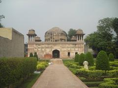 Monument in Shalimar Gardens, Lahore, Pakistan