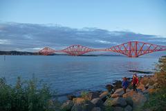 Forth Bridge viewed from Queensferry, Scotland