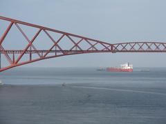 Passing under the Forth Bridge