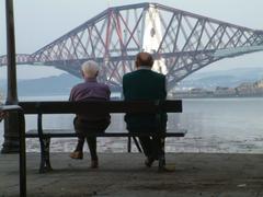 Admiring The Forth Rail Bridge