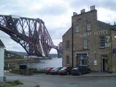 Albert Hotel in North Queensferry with historic significance to Queen Victoria and Prince Albert