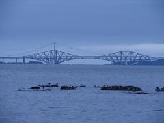 High tide at Blackness Castle