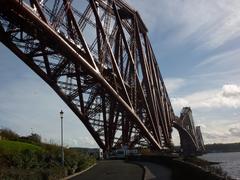 Forth Rail Bridge view from below