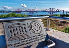 View of the bridges over the Firth of Forth