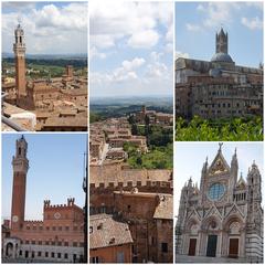 Panoramic view of Siena