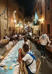 Contrada Capitana dell'Onda Cena della Prova Generale Palio di Siena