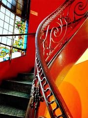 Ho Chi Minh City Museum of Fine Arts interior staircase