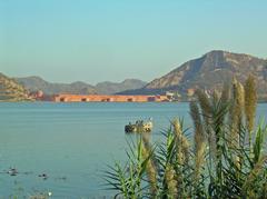 Man Sagar Lake and Summer Palace in Jaipur, India