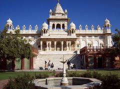 Jaswant Thada front view on a January morning