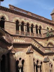 Interior courtyard of Prag Mahal