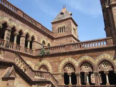 Interior courtyard of Prag Mahal in India