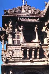 Ahmedabad Jain Temple in India captured in 1966