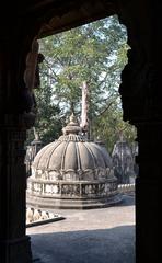 Hatheesing Jain Temple intricate exterior