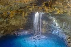 Cenote Dzitnup in Yucatan, Mexico