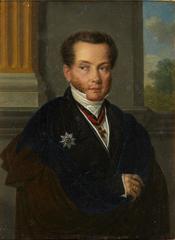 Portrait of Carl Mayer von Rothschild by Anthelme Francois Lagrenee