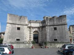 Porta Siberia in Genoa, Italy