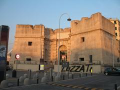 Porta Siberia and Museo Luzzati at the Porto Antico in Genova